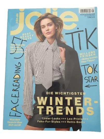 Jolie Zeitschrift Oktober/November 2018 Wintertrends Mode Beauty
