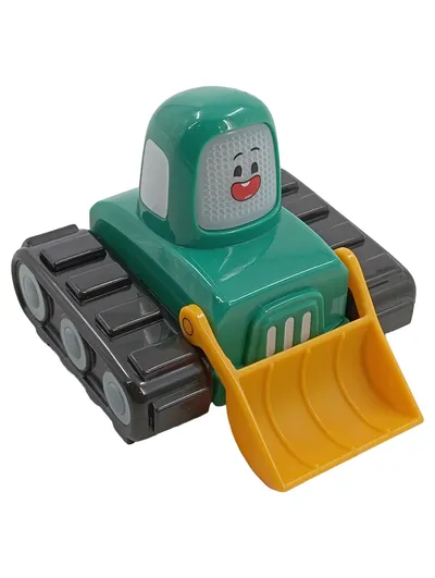 VTech Benny Dampfwalze Spielzeug Kinder Baufahrzeug Grün 10cm