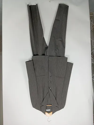 Wallis Damen Hosenanzug Gr. 42/XL Grau Meliert Business Blazer Hose