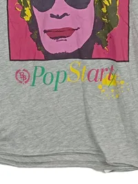 Boom Bap Damen T-Shirt Pop Art Print Grau Gr. XS Streetwear 5