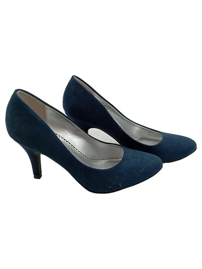 Gabor Damen Pumps Blau Wildleder Absatzschuhe Gr. 39 Elegant