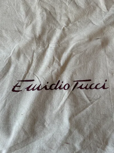 Emidio Tucci Herren Schnürschuhe Derby Leder Braun Gr. 40 Business Klassisch