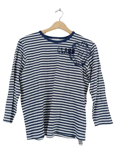 Ringella Langarmshirt Kinder Gr. 152 Blau Weiß Gestreift Maritim