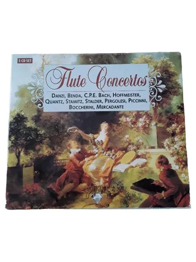 Flute Concertos 5 CD Set Brilliant Classics Flötenkonzerte Klassik