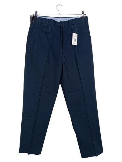 PEGASUS MT288 Anzughose Herren Blau Baumwolle W36 L31 Business Klassisch