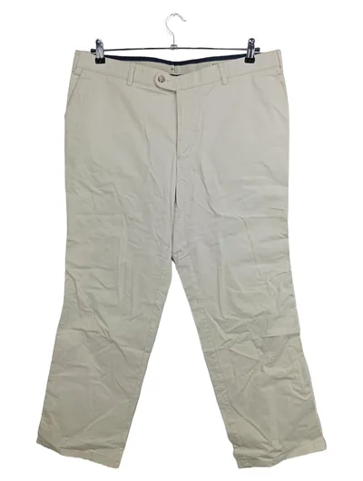 Canda Stoffhose Chino Herren Beige Baumwolle Casual XL W40 L30