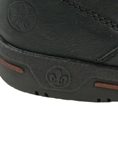 Rieker Damen Stiefeletten Schwarz Gr. 40 Kunstleder Reißverschluss