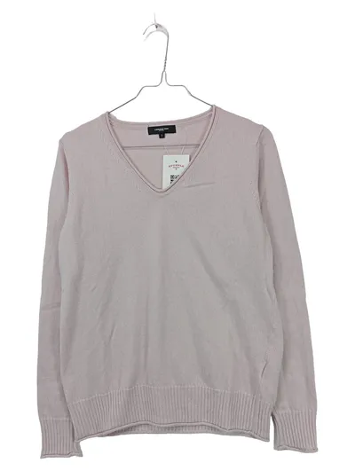 Lawrence Grey Damen Pullover V-Ausschnitt Rosa Wolle Kaschmir Seide Gr. S