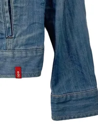 edc by Esprit Damen Jeansjacke Blau Gr. M 38 Baumwolle Casual Freizeit 4