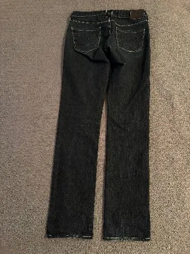 MNG Jeans Damen Mom Jeans Hose Blau Gr. 36/S Straight Leg Denim