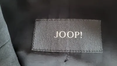 JOOP! Herren Anzug Schwarz Gr. 50/L Schurwolle Business Sakko Hose