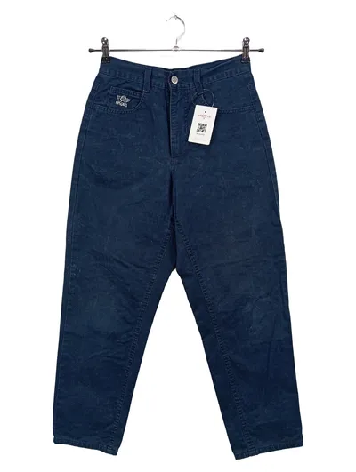 ANGELS Damen Jeans Straight Leg Blau Gr. 36 W28 Baumwolle Stickerei