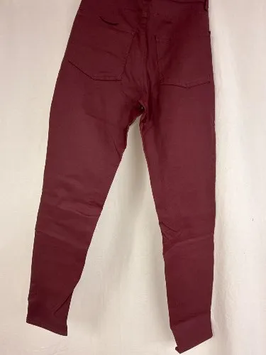 Calzedonia Skinny Jeans Damen Rot Gr. W29 L26 Stretch Viskose 2