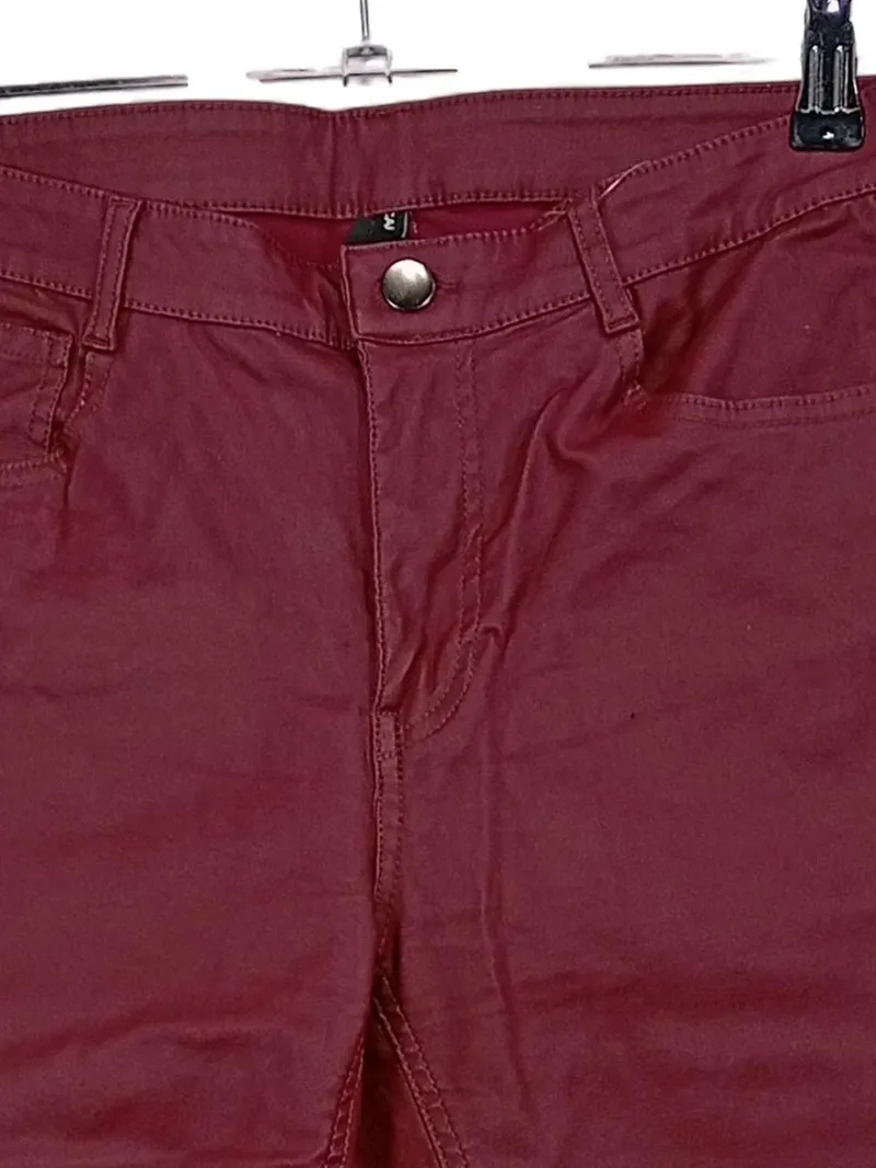 Calzedonia Skinny Jeans Damen Rot Gr. W29 L26 Stretch Viskose 3