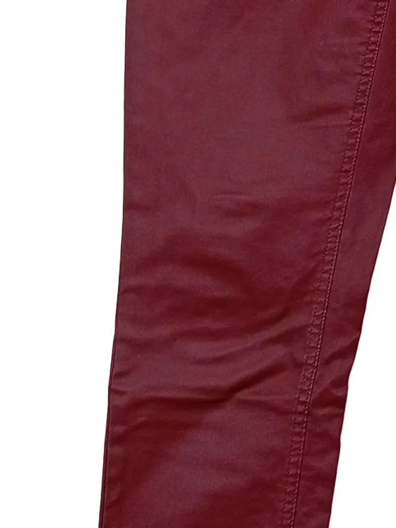 Calzedonia Skinny Jeans Damen Rot Gr. W29 L26 Stretch Viskose 4