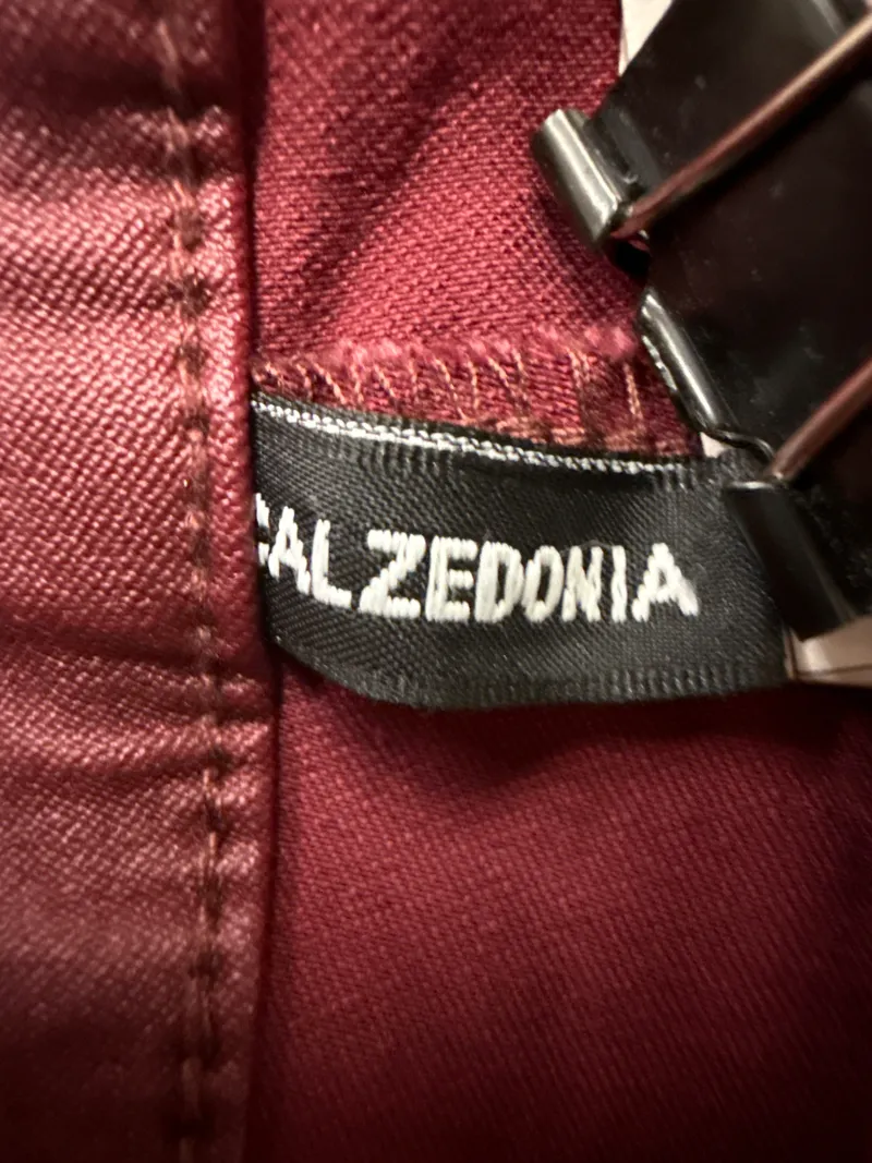 Calzedonia Skinny Jeans Damen Rot Gr. W29 L26 Stretch Viskose 5