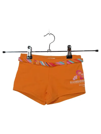 Schiesser Badeshorts Kinder Orange Gr. 116 Sportlich Polyamid Logo