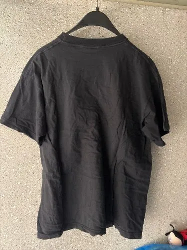 Guinness T-Shirt Herren L Schwarz Tukan Logo Print Stickerei Baumwolle