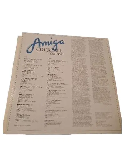Amiga Cocktail 1953-1956 Vinyl LP DDR Schlager Oldies Sampler