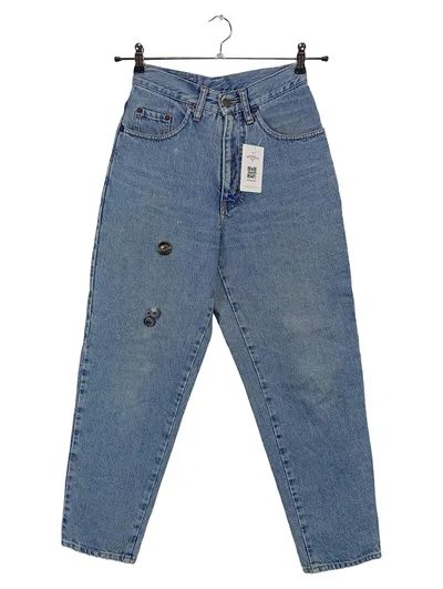 Big Star Damen Jeans Regular Fit Vintage Blau W28 L28 Baumwolle