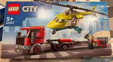 LEGO City 60343 Rettungshubschrauber-Transport Bauset NEU