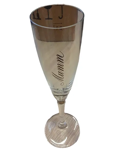G.H. Mumm Sektglas Champagnerglas 0,1l Elegant Transparent Glas