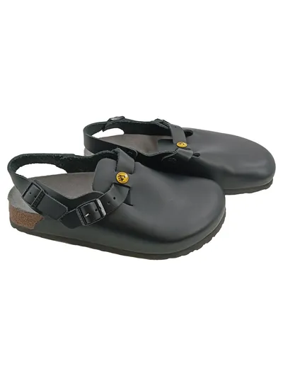 Birkenstock Tokio ESD Arbeitsschuhe Clogs Schwarz Gr. 39 Berufsschuhe