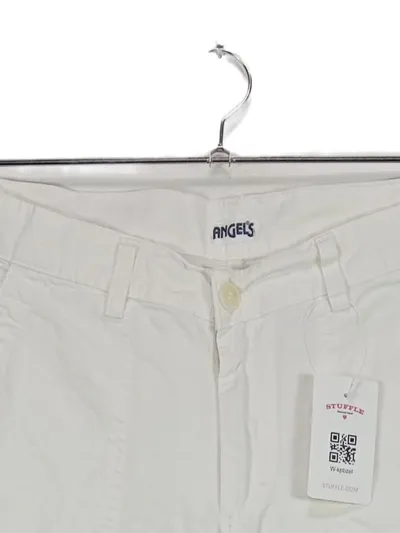 Angels Damen Stoffhose Weiß Baumwolle Gr. 38 W29 Casual Freizeit Hose