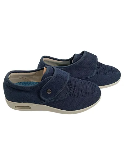 Youyun Hausschuhe Herren Memory Foam Slipper Blau Gr. 41 Bequem
