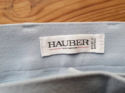 Hauber Damen Jeans Straight Leg Klassisch Blau Gr. 38 Baumwolle