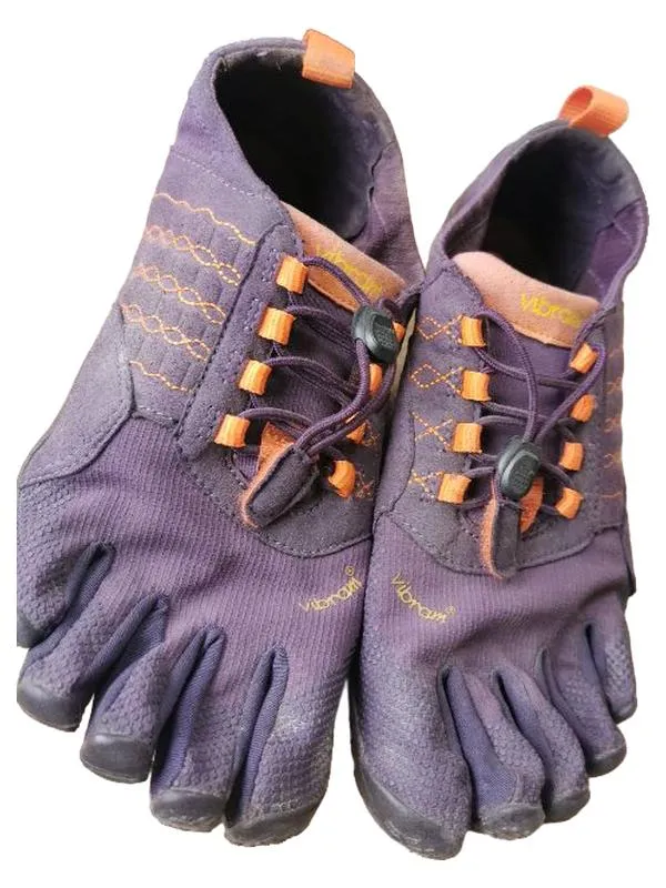 Vibram FiveFingers Trek Ascent Barfußschuhe Damen Gr. 40 Lila Orange 2