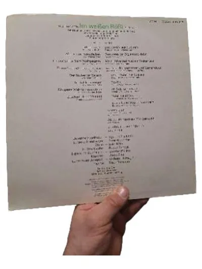 AMIGA Vinyl LP Im weißen Rössl Peter Alexander Ingeborg Hallstein Schlager
