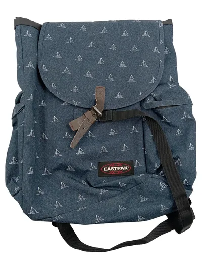 Eastpak Rucksack Blau Tiermotiv Maritim Freizeit Lederdetails M