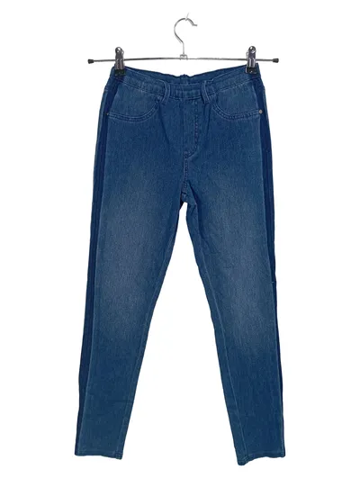 TCM Tchibo Kinder Jeans Tapered Fit Blau Gr. 158/164 Baumwolle