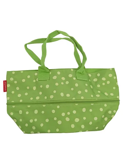 Reisenthel Shopper Tasche Grün Gepunktet Damen Groß Polyester Reißverschluss