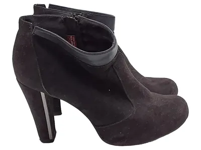 Tamaris Trend Stiefeletten Damen Schwarz Gr. 39 Party Elegant Reißverschluss
