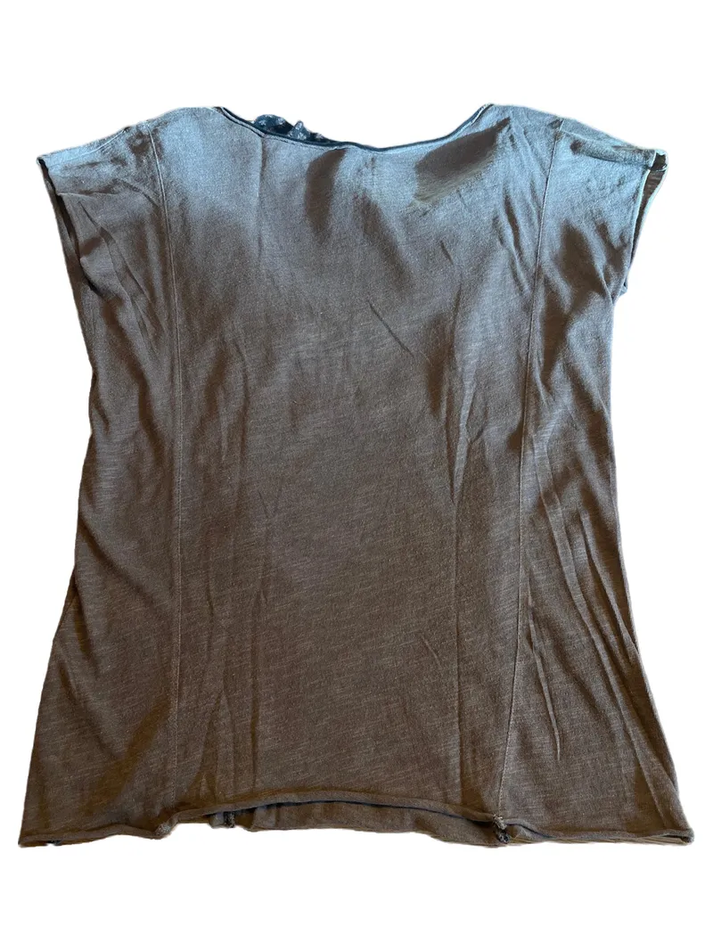 Campus by Marc O'Polo Damen Ethno Pullover Ärmellos Grau Gr. XS 4