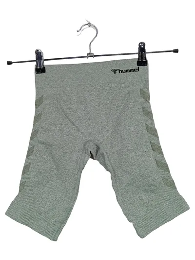 Hummel Damen Radhose Seamless Sport-Shorts Grün Gr. XS