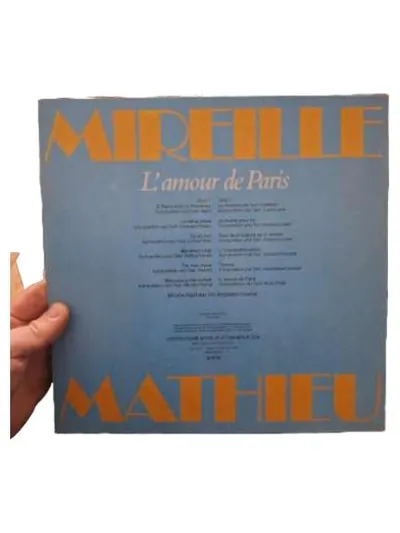 Mireille Mathieu - L'amour de Paris Vinyl LP AMIGA DDR Chanson