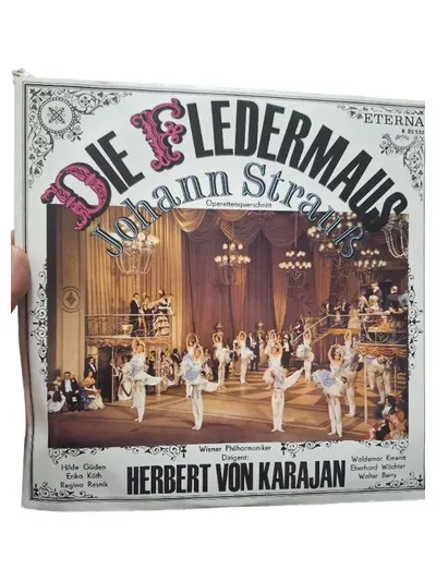 ETERNA Johann Strauss Die Fledermaus Operettenquerschnitt Vinyl Karajan