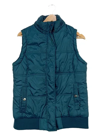Cecilia Classics Steppweste Damen Gr. M Petrol Weste Wattiert