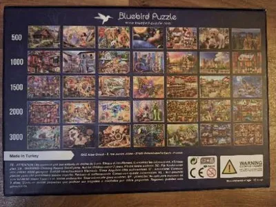 Bluebird Puzzle Streets of Paris 1000 Teile Eiffelturm Stadtbild Frankreich