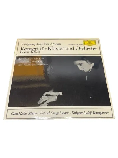 Mozart Klavierkonzert KV415 Clara Haskil Deutsche Grammophon Vinyl LP