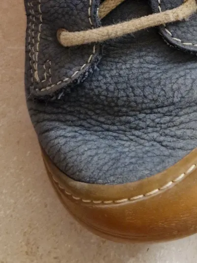 PEPINO Lauflernschuhe Gr. 23 Leder blau Kinder Halbschuhe Schnürschuhe