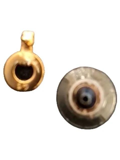 Swarovski Ohrstecker Damen Elegant Gold Edelstahl Strass 0.9cm Festlich 4