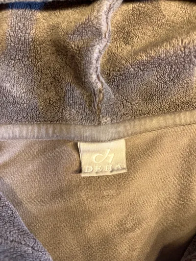 DEHA Damen Sweatjacke Kapuze Hoodie Grau Baumwolle Gr. XL