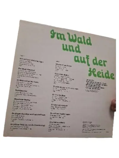 Amiga Reiner Süß Im Wald und auf der Heide LP Vinyl DDR Schlager
