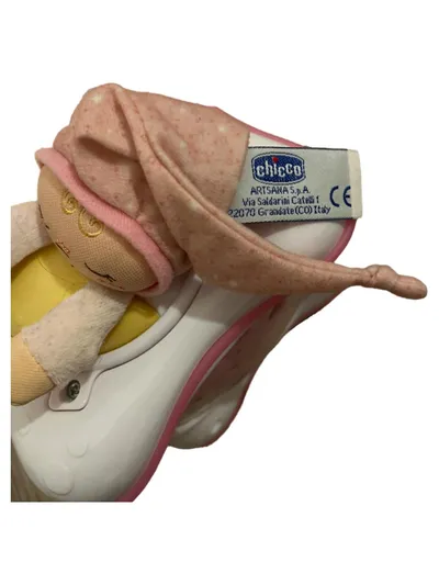 Chicco Nachtlicht Projektor Schlaffigur Baby Rosa Mond Stern Einschlafhilfe