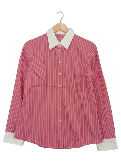 Charles Tyrwhitt Damen Hemdbluse Gr. 40 Rosa Gestreift Business
