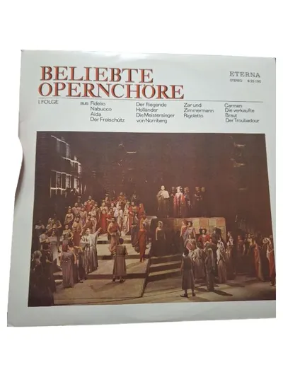 Eterna Opernchöre Vinyl LP Klassische Musik Beliebte Arien Opern
